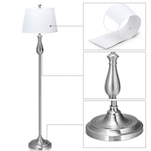 Load image into Gallery viewer, 3 pcs Brushed Nickel Lamp Set-Silver
