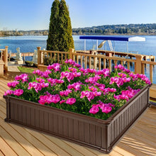 Load image into Gallery viewer, 48.5&quot; Raised Garden Bed Planter for Flower Vegetables Patio-Brown
