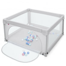 Load image into Gallery viewer, Large Safety Play Center Yard with 50 Balls for Baby Infant-Gray

