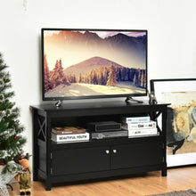 Load image into Gallery viewer, 44&quot; Wooden Storage Cabinet TV Stand-Black
