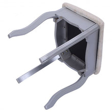 Load image into Gallery viewer, White Vanity Makeup Dressing Table with Rotatable Mirror + 3 Drawers
