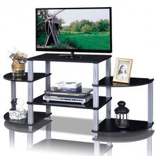 Load image into Gallery viewer, 3-Cube Flat Screen TV Stand Storage Shelves-Black
