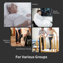 Load image into Gallery viewer, Aluminum Adjustable Folding Handle Medical Walker Rollator-Black
