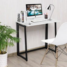 Load image into Gallery viewer, Foldable Home and Office Computer Desk-White
