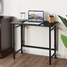 Load image into Gallery viewer, Home Office Folding Computer Writing Desk-Black
