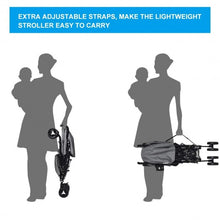 Load image into Gallery viewer, Foldable Lightweight Baby Infant Travel Umbrella Stroller-Dark Gray
