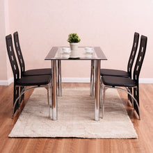 Load image into Gallery viewer, Four Comfortable High Back and Armless Chair
