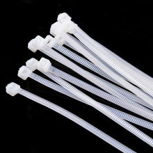 Load image into Gallery viewer, 1000 pcs 12&quot; Nylon Plastic Self Lock Cable Loop Ties Wire-White
