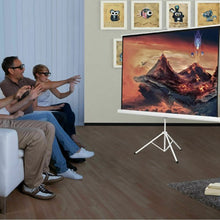 Load image into Gallery viewer, 100&quot; 70 x 70 Portable Square Tripod Screen Projection Projector
