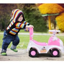 Load image into Gallery viewer, 3-in-1 Toddlers Sliding Pushing Cart Riding Car w/ Sound-Pink
