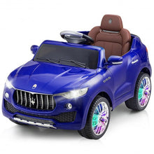 Load image into Gallery viewer, 6V Licensed Maserati Kids Ride On Car-Blue
