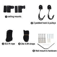 Load image into Gallery viewer, Bicycle Garage Storage Lift Kayak Hoist Hanger Rack
