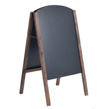 Load image into Gallery viewer, 40&quot; Wood A-Frame Sidewalk Wedding Signage Chalkboard
