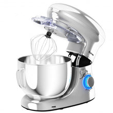Load image into Gallery viewer, 6.3 Quart Tilt-Head Food Stand Mixer 6 Speed 660W-Silver

