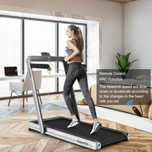 Load image into Gallery viewer, 4.75HP 2 In 1 Folding Treadmill with Remote APP Control-Silver
