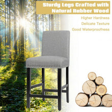 Load image into Gallery viewer, 25&#39;&#39; Kitchen Chairs w/ Rubber Wood Legs-Gray

