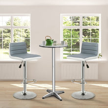 Load image into Gallery viewer, Stainless Steel Aluminium Round Folding Desktop Bar Table
