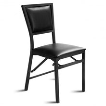Load image into Gallery viewer, Set of 2 Metal Folding Chair Dining Chairs
