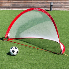 Load image into Gallery viewer, Set of 2 Portable 6&#39; Pop-up Soccer Goals Set w/ Carrying Bag
