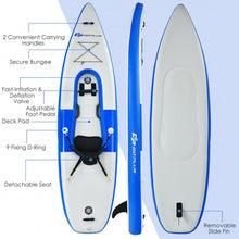 Load image into Gallery viewer, Inflatable Kayak Includes Aluminum Paddle with Hand Pump for 1 Person-Blue
