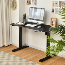 Load image into Gallery viewer, Electric Height Adjustable Standing Desk with Memory Controller-Black
