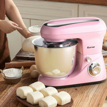Load image into Gallery viewer, 5.3 Qt Stand Kitchen Food Mixer 6 Speed with Dough Hook Beater-Pink
