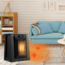 Load image into Gallery viewer, 1500W 12H Timer Caster Portable Electric Space Heater
