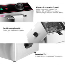 Load image into Gallery viewer, 5000W Dual Tank Electric Countertop Deep Fryer
