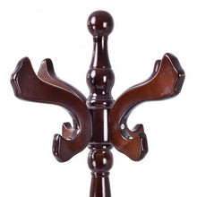 Load image into Gallery viewer, 71&quot; Solid Wood Coat Hat Scarf Rack Hanger Tree Stand
