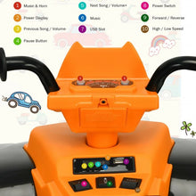 Load image into Gallery viewer, 12V Kids Electric 4-Wheeler ATV Quad Ride On Car with LED Light-Orange

