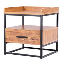 Load image into Gallery viewer, 2-Tiers End Side Table with 1 Drawer
