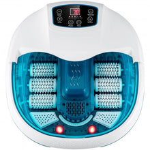Load image into Gallery viewer, Foot Spa Tub with Bubbles and Electric Massage Rollers for Home Use-Blue
