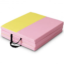 Load image into Gallery viewer, 6&#39; x 2&#39; Folding Fitness Exercise Carry Gymnastics Mat
