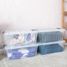 Load image into Gallery viewer, Sturdy Plastic Latch Stack Storage Tubs Box
