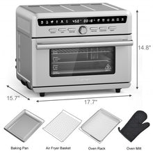 Load image into Gallery viewer, 26.4 Qt 1800W 10-in-1 Air Fryer Toaster Oven with Recipe
