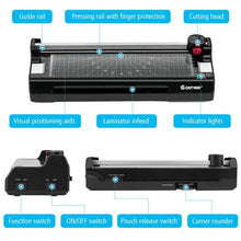 Load image into Gallery viewer, 9&quot; Hot and Cold Paper Trimmer with 25 Pouches and Corner Rounder-Black
