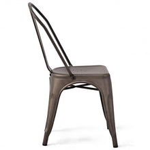 Load image into Gallery viewer, Set of 4 Tolix Style Dining Chair Stackable Bistro Chair-Copper
