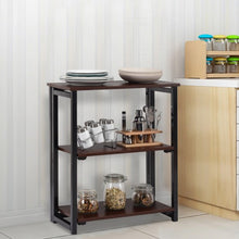Load image into Gallery viewer, 3 Tier Multifunctional Display Stand Folding Ladder Bookcase Shelf
