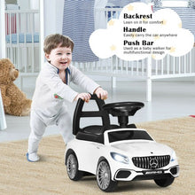 Load image into Gallery viewer, Licensed Mercedes Benz Kids Ride On Push Car-White
