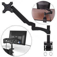 Load image into Gallery viewer, Single Arm TV LCD Monitor Desk Mount Stand Bracket Swivel Gas Spring up to 27&quot;
