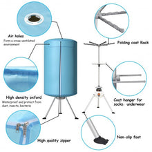 Load image into Gallery viewer, Portable Ventless Laundry Clothes Dryer Folding Drying Machine Heater
