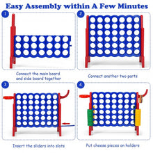 Load image into Gallery viewer, 2.5ft 4-to-Score Giant Game Set-Red
