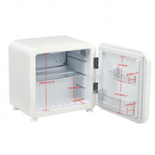 Load image into Gallery viewer, 1.6 Cubic Feet Compact Refrigerator with Reversible Door-White
