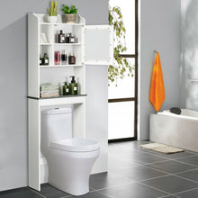 Load image into Gallery viewer, Bathroom Space Saver White Over-the-Toilet Cabinet
