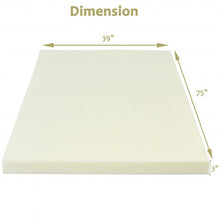 Load image into Gallery viewer, 3 inch Bed Mattress Topper Air Cotton for All Night’s Comfy Soft Mattress Pad-Twin Size
