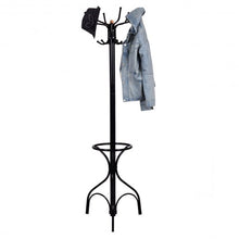 Load image into Gallery viewer, Vintage Metal Coat Hat Tree Stand Clothes Hanger

