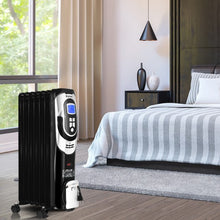 Load image into Gallery viewer, 1500 W LCD 7-fin Timer Electric Oil Filled Radiator Heater
