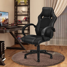 Load image into Gallery viewer, High Back Race Car Style Bucket Seat Office Desk Chair Gaming Chair New-black
