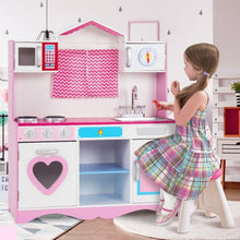 Load image into Gallery viewer, Wood Kitchen Toy Kids Cooking Pretend Play Set
