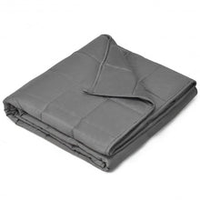 Load image into Gallery viewer, 17 lbs Weighted 100% Cotton Blankets-Gray
